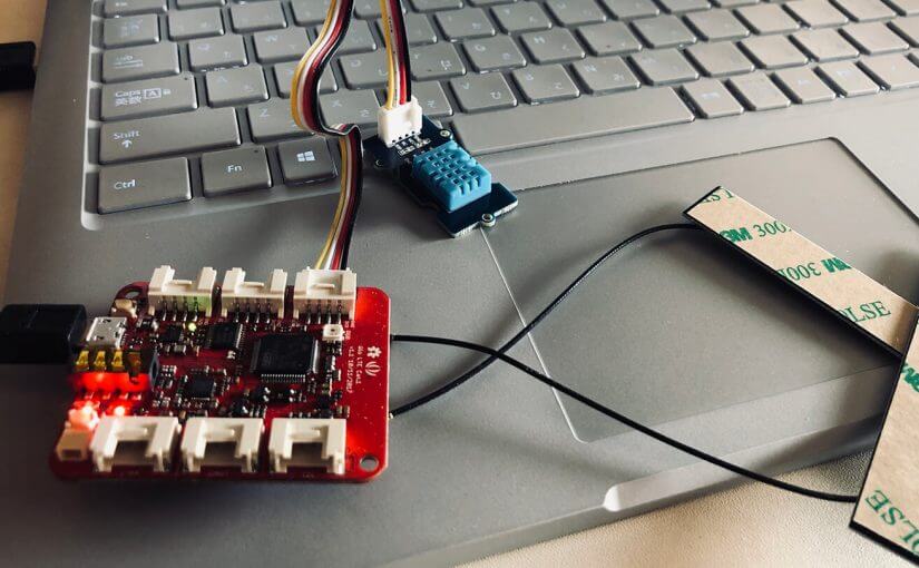 簡易IoTシステムを構築して家の室温を計測→iPhoneアプリで可視化してみました。